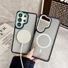 Frosted PC Colorful Anti-Slip Case For Ssamsung Galaxy S26 S25  Edge S24 S23 Ultra Plus FE Magnetic Charging Compatible Cover