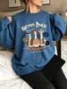 Retro Duck Feeling Cool Live Free Printed Pullovers Women Fleece Sportswear Autumn Crewneck Sweatshirt Y2K Loose Clothes