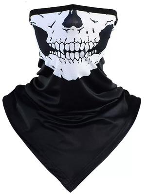 Sun Protection Face Towel Ice Silk Skull Scarf Sets Men and Women Riding Mask Fishing Tactical Triangle Magic Outdoor Headscarf