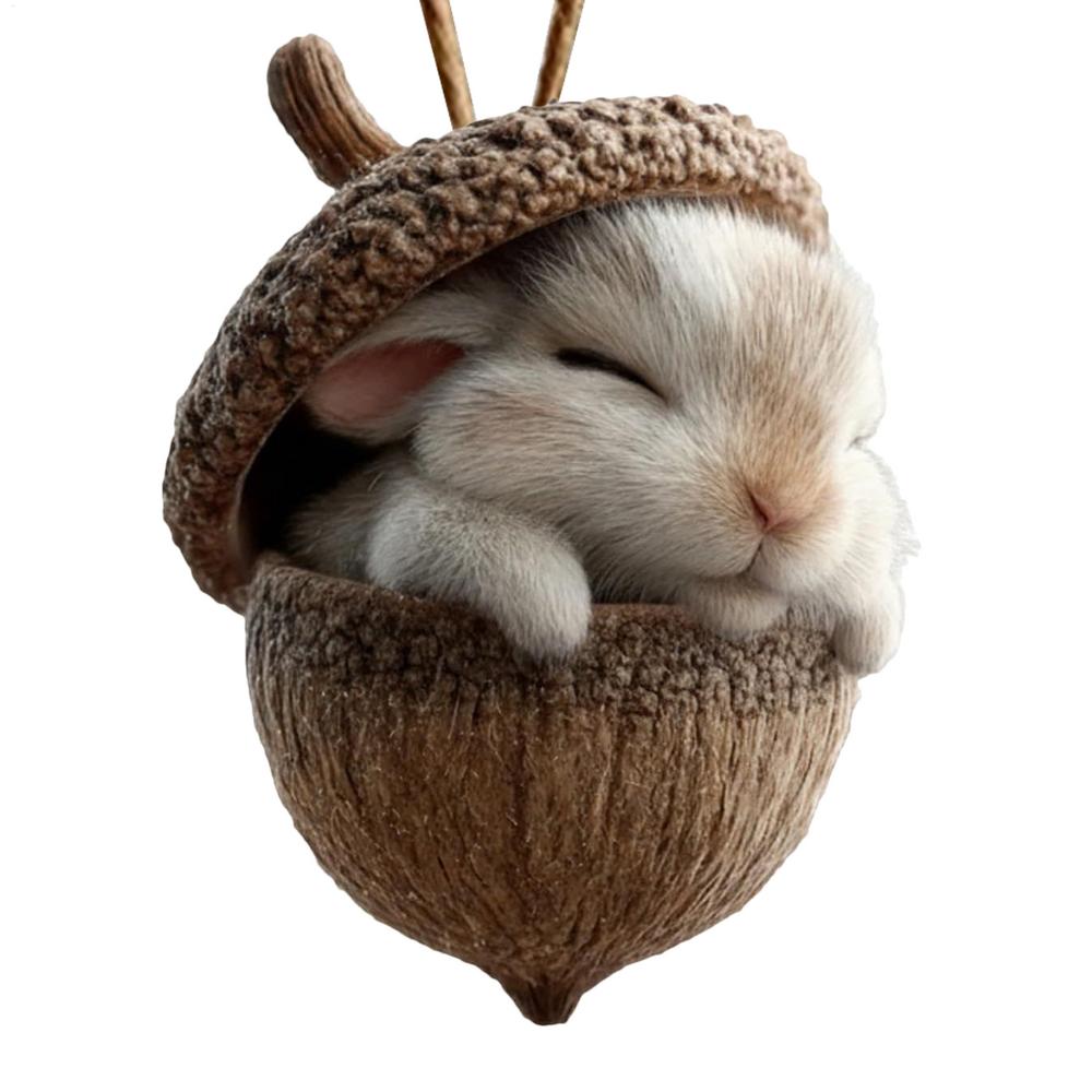 2D Animal Christmas Ornaments Seasonal Decoration Hangable Holiday Decorations for Home Office Living Room Study Garden