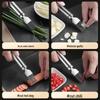 Stainless Steel Double-Line Scallion Slicer Set