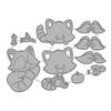 Raccoon Pattern Carbon Steel Cutting Die for Scrapbooking and Paper Craft Embossing