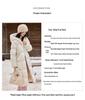 Bailuyu Women's Heavyweight 90% Duck Down Hooded Long Puffer Coat