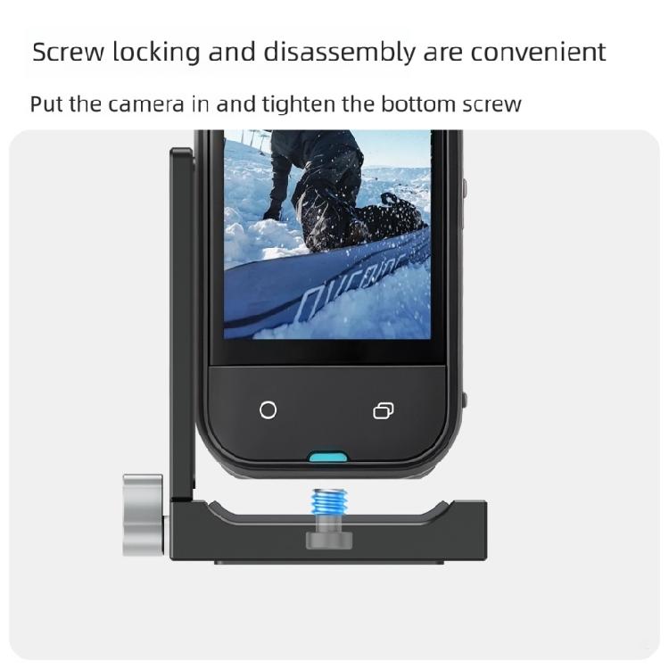 Rotatable Magnetic Camera Mount For Sports Recording Lightweight Aluminum Construction With Cold Shoe Slots
