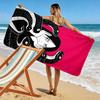 Girl Surrounded by Snakes Art Beach Towel Quick-drying for Travel Outdoor Sports Jogging Beach and Swimming