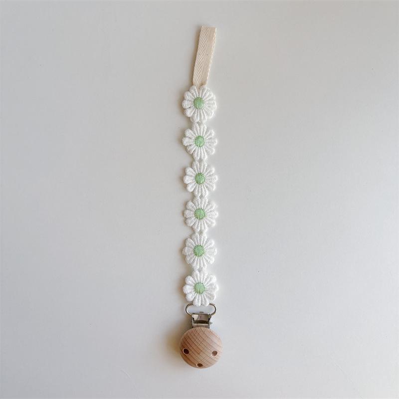 INS Korean Baby Pacifier Anti-Drop Chain and Teether Clip - Little Daisy Lanyard