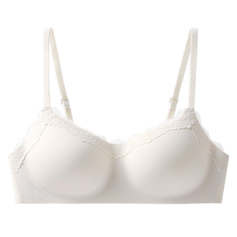 Cloud Lace Push-up Lingerie: Soft, Breathable, Wire-free Bra for Small Busts - Sexy & Comfortable.