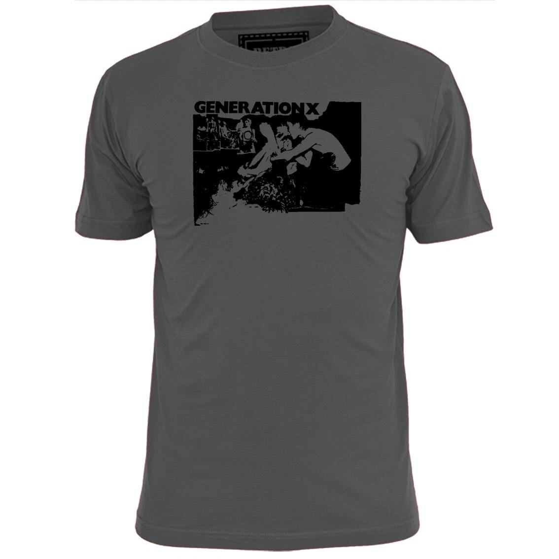 Mens Generation X Inspired Punk Gig T shirt Ruts Pistols Damned M