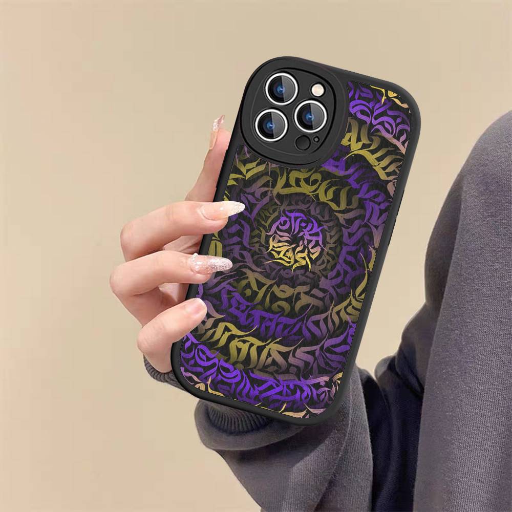Pokras Lampas Art Graffiti Phone Cover For IPhone 16 15 14 13 12 11 Pro Max Plus Leather Soft Case
