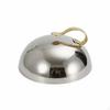 Teppanyaki Grill Lid Japanese Style Hammered Dome Cover HeatResistant Handle Stainless Steel Food