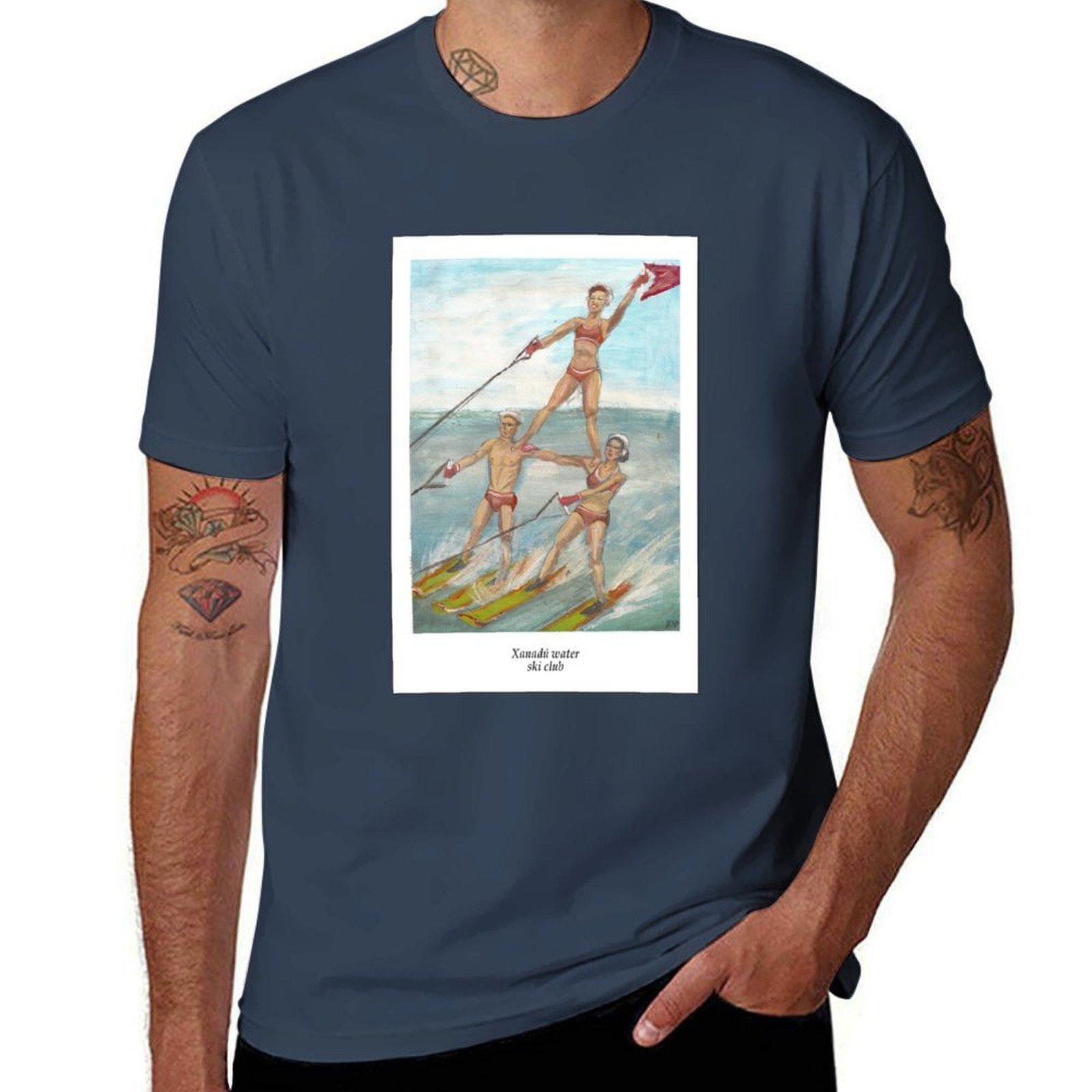 

Xanadú Water Ski Club TShirt Big Size Loose Fit Tee Shirt S