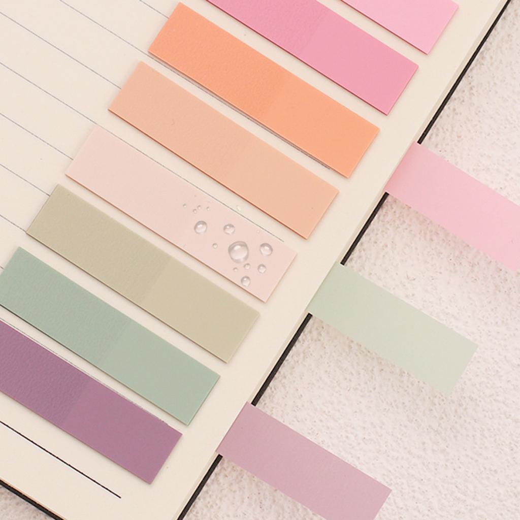 Multifunction Sticky Tabs Morandi Page Markers for Notebooks, MultiColored