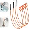 1/3PCS Drain Cleaner Tool Unclogs Hair & Debris for Sink Bathroom, Kitchen Drainage, Bathtub and Shower Strainer Snake Remover