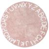 Kreskówkowy Alfabet Dywan Dziecięcy Puszysty Miękki Mata do Raczkowania dla Niemowląt Styl Nordycki Wystrój Sypialni Pluszowy Dywan Domowy Okrągły Zmywalny Dywan