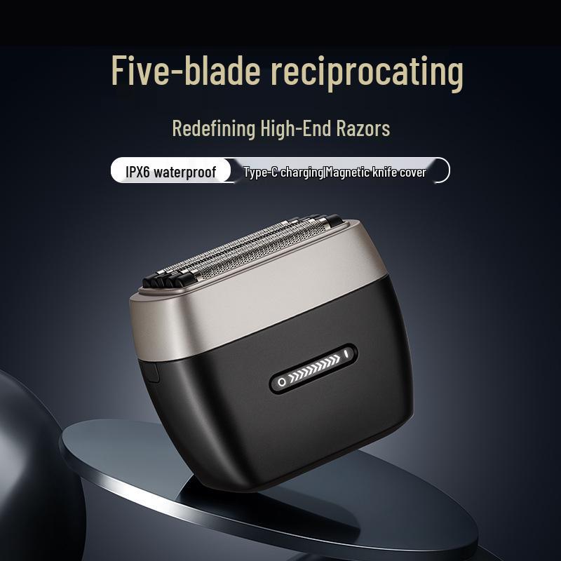 Magnetic Levitation Rechargeable Shaver with Digital Display - Washable Electric Razor for Men