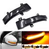 2x LED Dynamic Turn Signal Light For Mitsubishi Outlander 2013- Lancer 2016 Turn Signal Blinker Sequential Side Mirror Light
