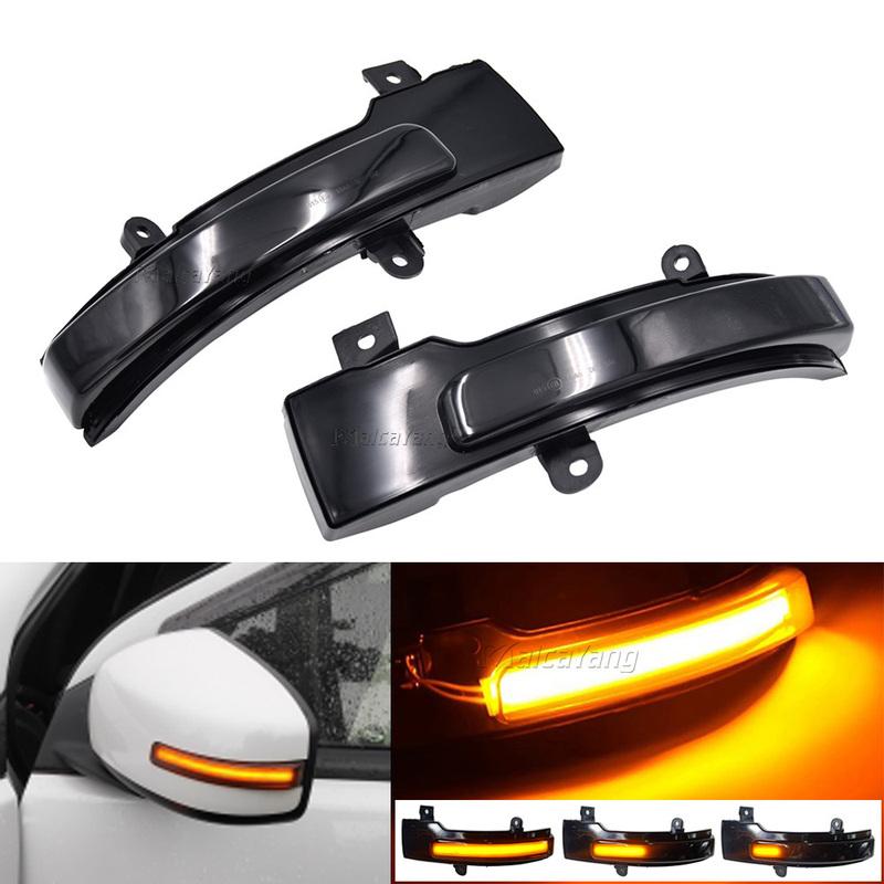 2x LED Dynamic Turn Signal Light For Mitsubishi Outlander 2013- Lancer 2016 Turn Signal Blinker Sequential Side Mirror Light
