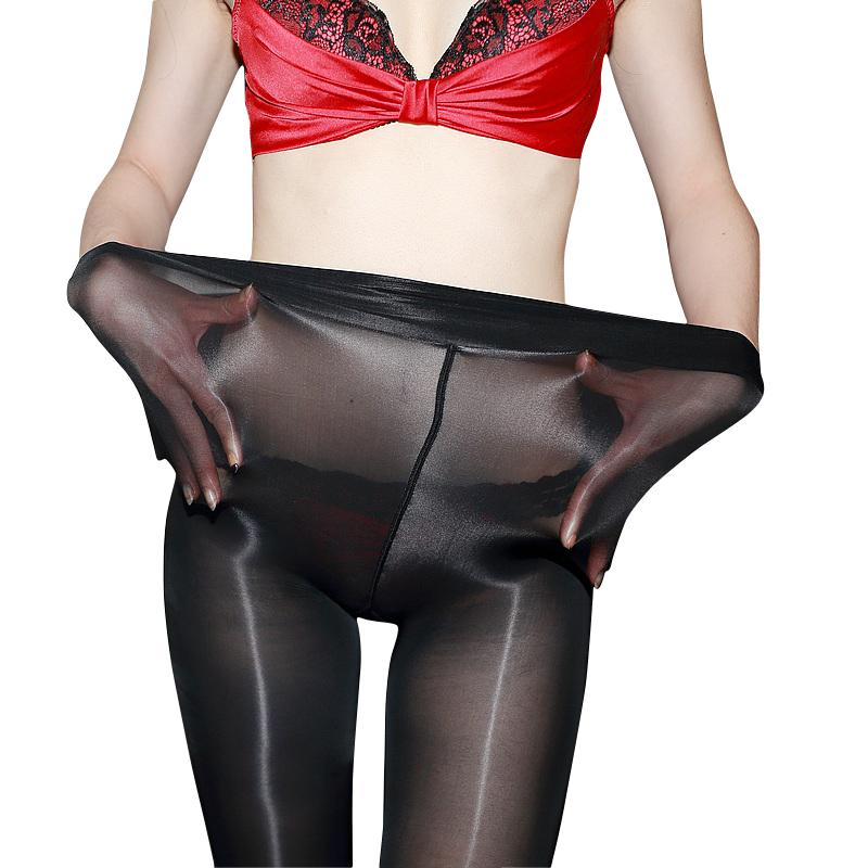 S Super Elastic Plus Women Magical Pantyhose High Elasticity Anti Hook Stockings Sexy Oil Shiny Shining Gloss Hose Tights