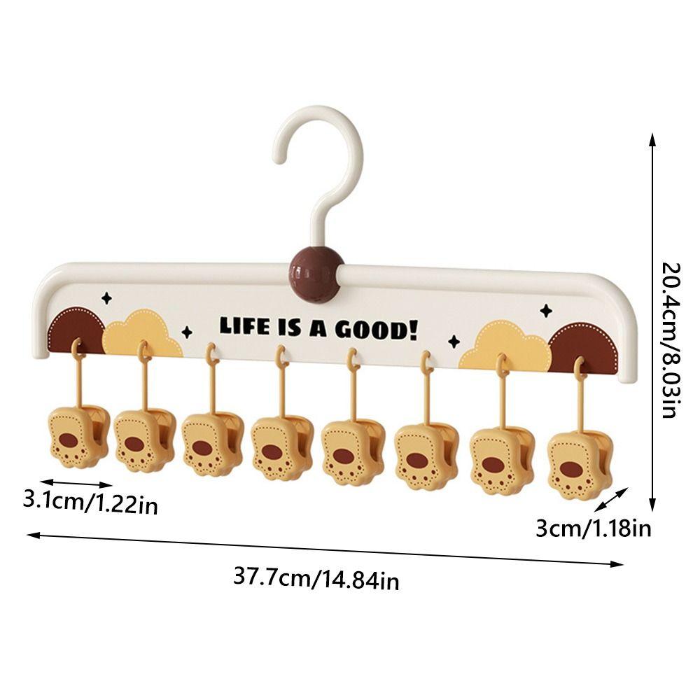 Multifunctional Clothes Rack Portable Sock Drying Tool Gifts Multi-Clip Storage Hanger