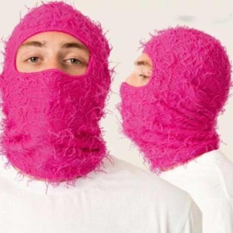 Passamontagna Invernale Lavorato a Maglia Mimetico Cappello Unisex Caldo Antivento Copricapo Per Uomini Donne