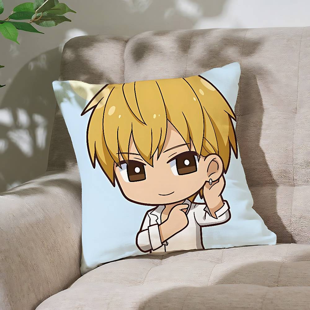 Cool A-Kurokos Basketball Pillow Case Cushion Cover Soft Cute Throw Pillow Case For Car Sofa Pillowcase Polyester With Zipper