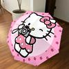 1PC Hello Kitty Umbrella-8-Rib Reinforced, Automatic Open, Lightweight & Durable, Cute Fashion Accessory for Outdoor, Beach or Casual Use, Beach Umbre