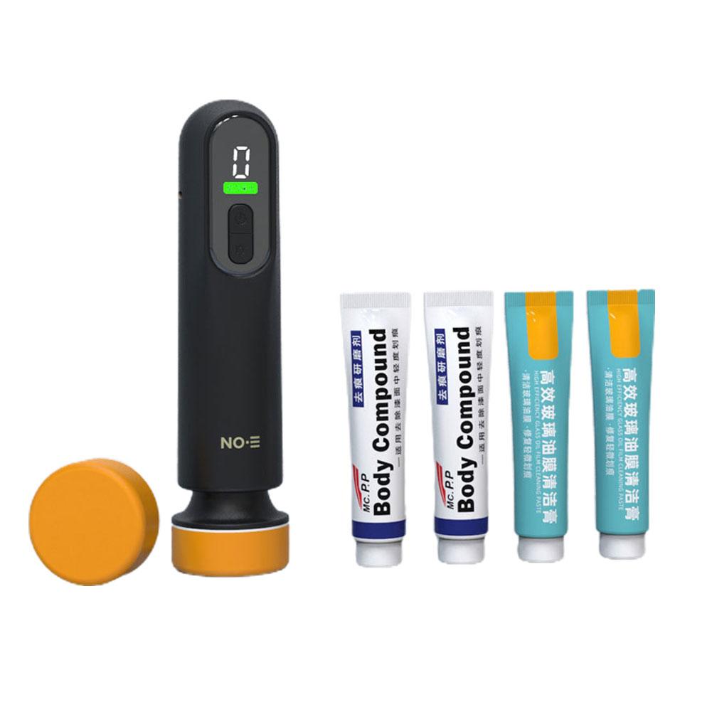 Car Polisher Machine Wireless Electric Polishing Wax Tool Adjustable Speed LED Display Auto Polish Waxing Machine for Car B A4C2