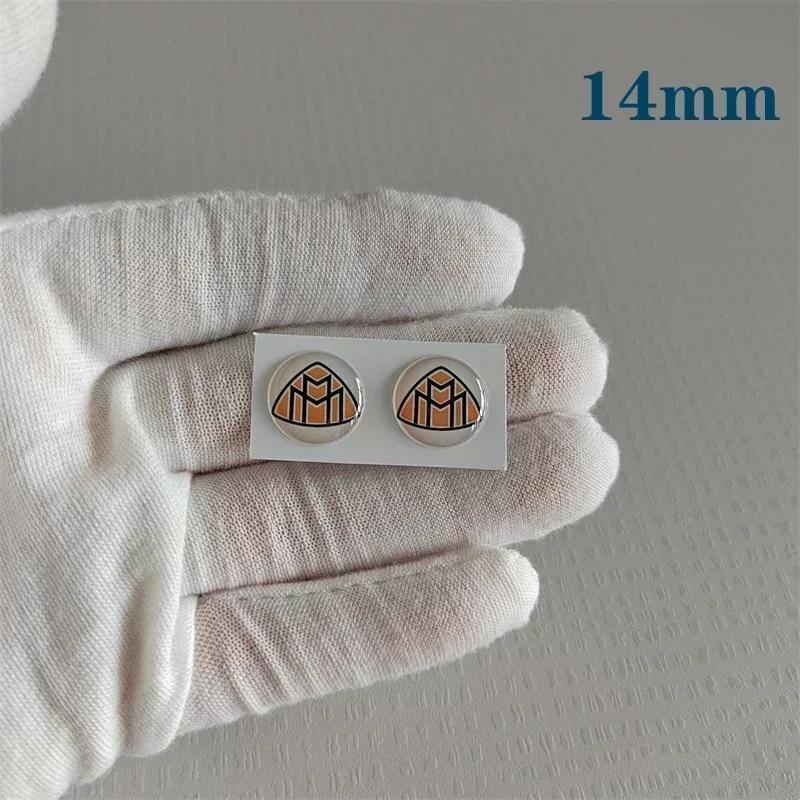 

Car Key Auto Control Keychain Emblem Sticker Accessories For Mercedes Benz AMG Brabus Smart Maybach W204 GLC CLA GLK W205 W203 (as the picture,2Pcs)