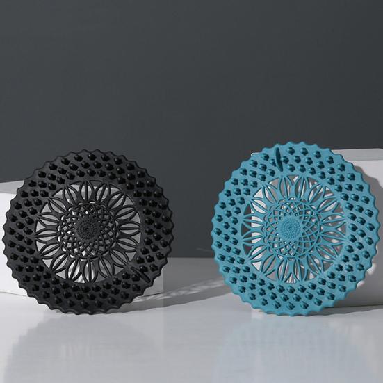 Shower Drain Hair Catcher Easy Installation Clean Prevent Clogs Hair Guard Plastic Hair Trap for Bathroom Drain
