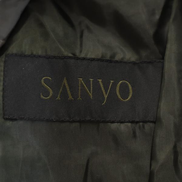 SANYO Sanyo Shokai 3WAY Military coat L khaki Long sleeve quilted liner Men's Used