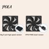 PC Case Fan Cooling Low Noise Quick Cool Down High Rotating Speed 3000RPM 4Pin Brushless Desktop Accessories Powerful