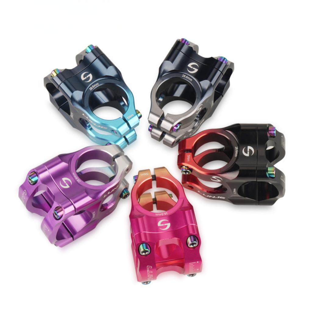 Kierownica górska Rower pionowy CNC Ultralekki stop aluminium Wysokowytrzymała pusta krótka kierownica Pionowa 31.8 * 35 Prędkość Zjazd Pionowa rura