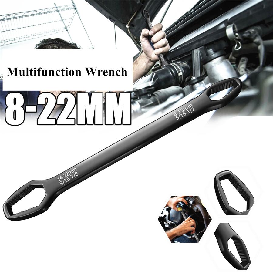 

Ratchet Wrench Double Ended Spanner Repair Hand Tools for Car Bicycle Open End Wrench
