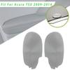 Gray 2X Front Door Armrest Panels Leather Cover For Acura TSX 2009-2014