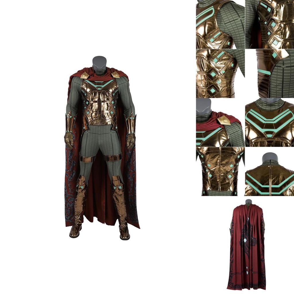Premium Spider Man Far From Home Mysterio Cosplay Costume With Exquisite Workmanship And Breathable Fabric For Halloween Fun