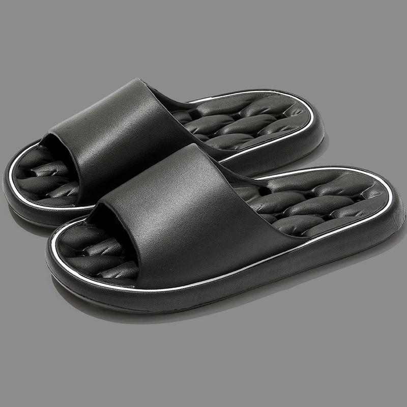 

Мужские тапочки для ванной комнаты, быстросохнущие, легкие, непромокаемые, пляжные шлепанцы, женские, для плавания 40-41 чёрный