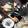 Nordic-style Cutlery Set 30 Pieces Spoon Fork Dish Knife Gold Plate Francfranc Stainless Steel Bento Camp Stylish Hygienic Durable Mirror Finish Safe