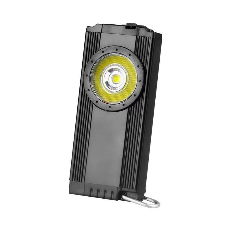 Portable Aluminum Alloy Magnetic LED Flashlight with Side Warning Light