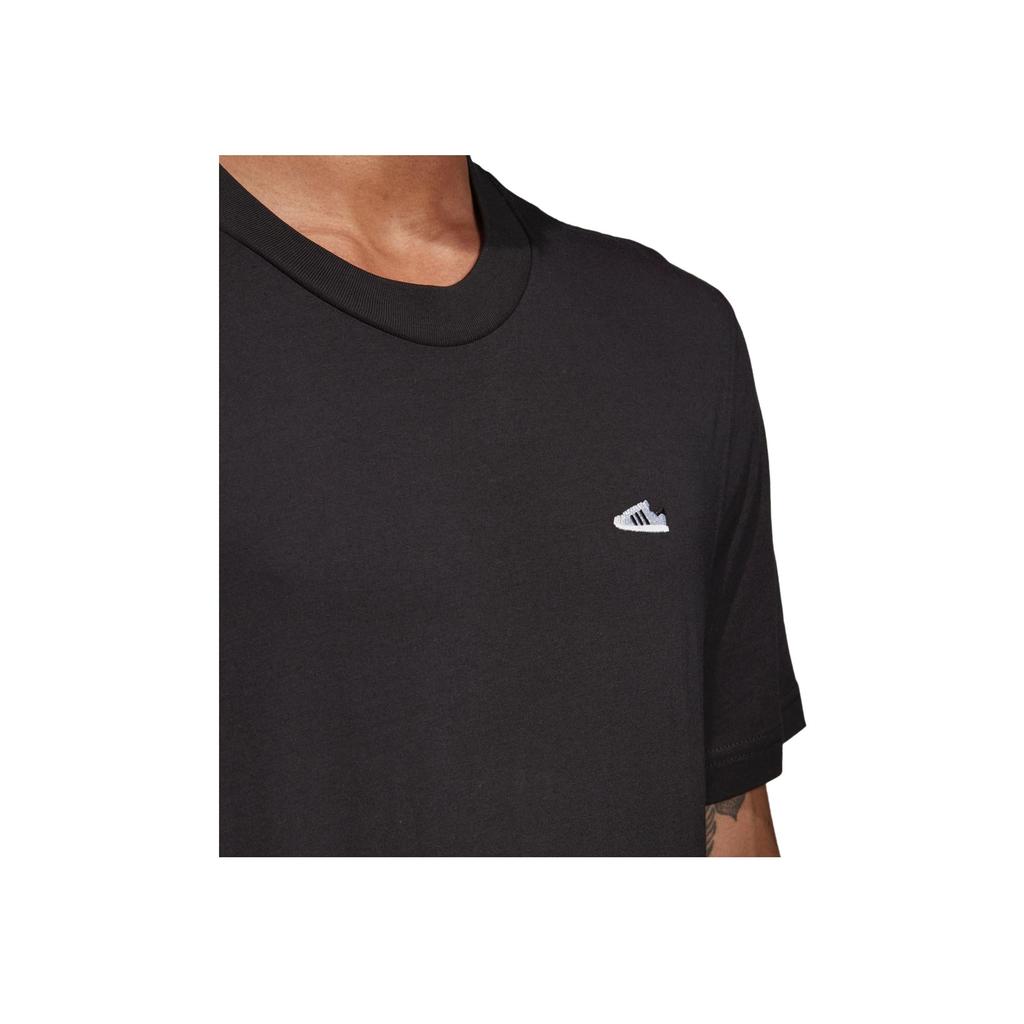 Adidas Originals Mini Embroidered Tee Men Tops Black ED7638