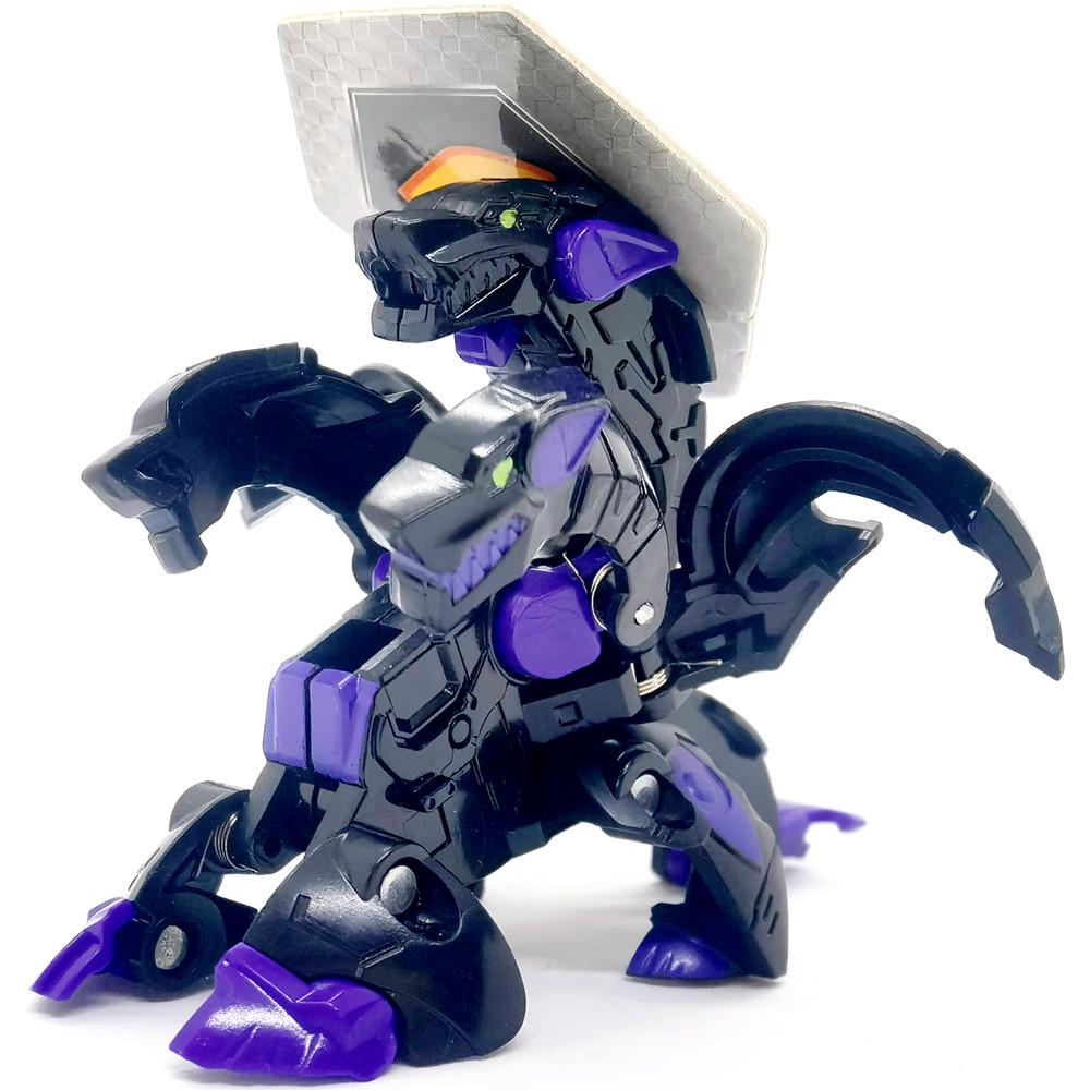 Dark Three Heads Dog 3.8cm Deformed Egg Hyper Dragonoid Battle GameToy