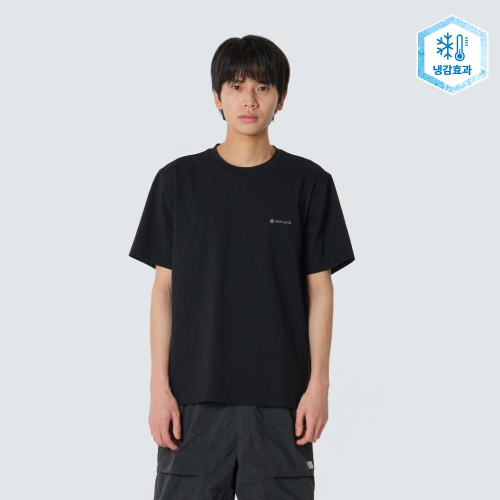 SNOWPEAK Quick Dry Basic Short Sleeve T-Shirt Black (S26MUTTS12)