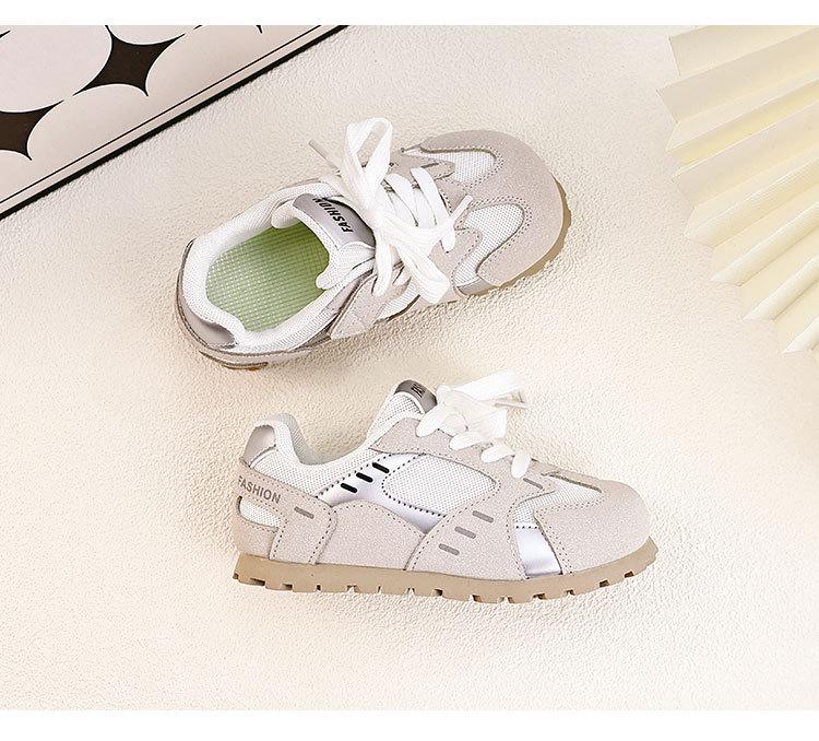 2025 Frühling Atmungsaktive Mesh-Laufschuhe für Mädchen - Weiche Sohle, Rutschfest, Ideal für das Training kleiner Mädchen