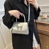 Elegant Versatile Handheld Square Bag For Women Fashionable Bowknot Shoulder Bag