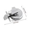 Sewing Machine Round Magnetic Seam Guide With Side Guard Press Straight Line Presser Anti-Curling Sewing Adjustable Accessories