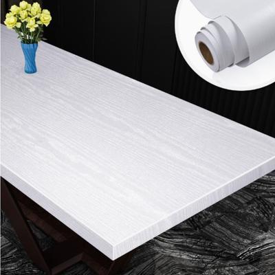 0.40m Living Room Kitchen Sticker Wood Grain Waterproof and Stain Resistant PVC Wallpaper