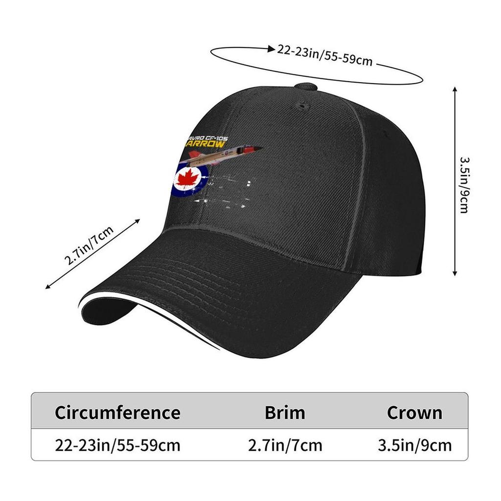 Canadian Avro CF105 Arrow Baseball Cap beach hat hats on offer Custom Cap sailor cap for men Man Womens