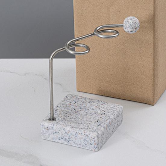 Toothbrush Holder Metal Toothbrush Organizer with Base High Strength Space Saving Bathroom Countertop Toothbrush Organizer