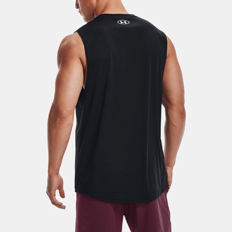 Under Armour Velocity Graphic Logo Training Tank Top Men Tops Black 1362303-001