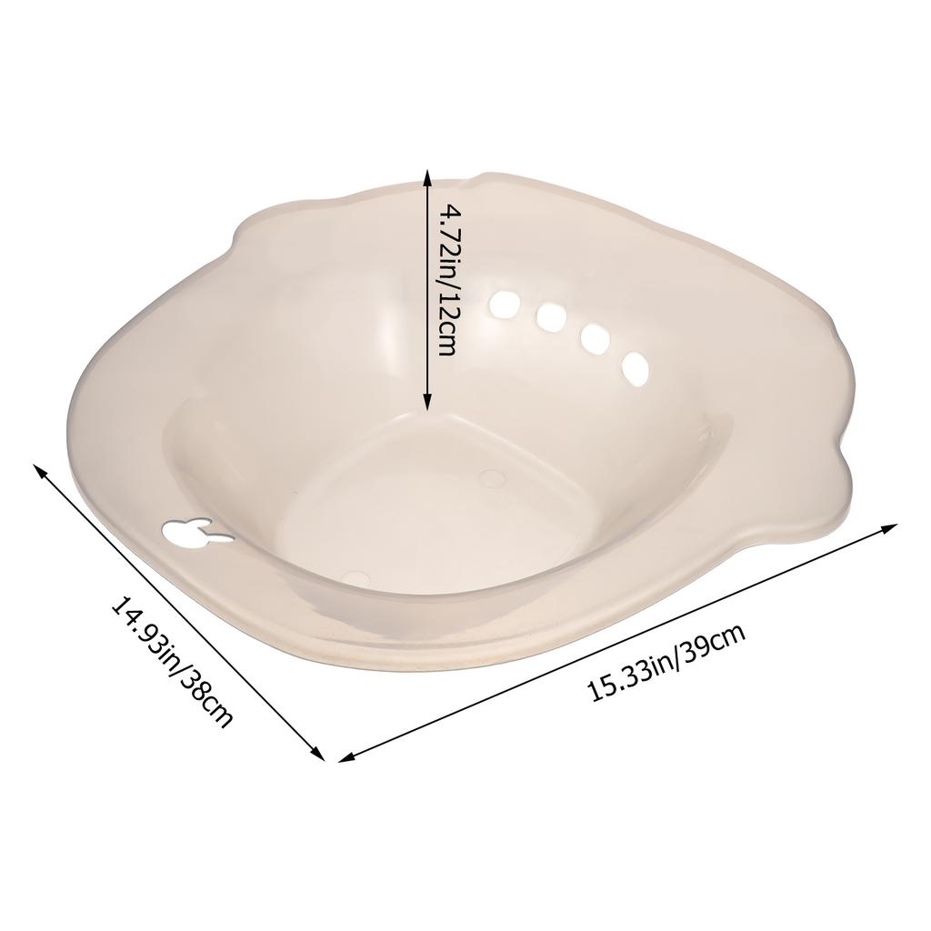 Sedací koupelnová vana pro ženy poporodní péče přenosná pánev pro úlevu v perineu sedátko na zmírnění hemoroidů pohodlné pro standardní