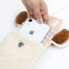 Crossbody Bag Boucle Puppy Ivory Brunch Brother [Marks]